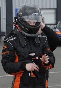 antti in drving suit